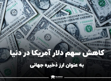 کاهش سهم دلار آمریکا در دنیا به عنوان ارز ذخیره جهانی